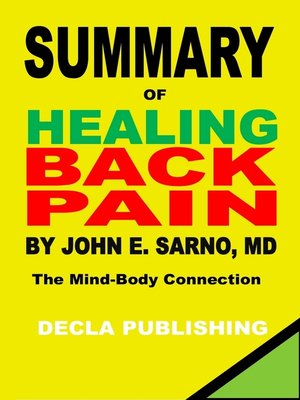 cover image of Summary of Healing Back Pain by John E. Sarno, MD